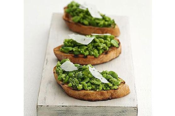 Fava Crostini | Made by Meaghan Moineau