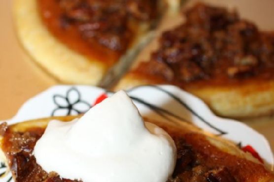 Pecan Pumpkin Pie Dessert Pizza with Maple Whipped Cream | Made by Meaghan Moineau