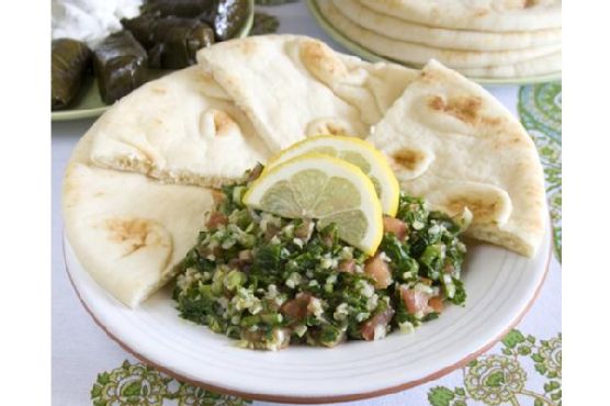 Zesty Citrus-Infused Tabouleh with Pomegranate Seeds recipe by Meaghan Moineau
