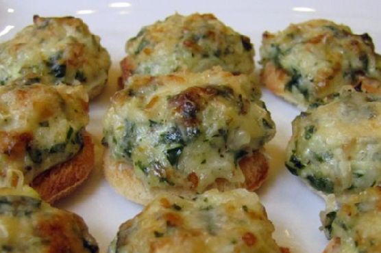 Gourmet Truffle Onion Cheese Bites with Herb-Infused Drizzle recipe by Meaghan Moineau
