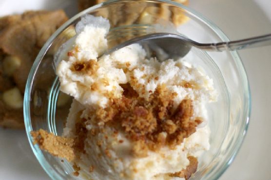 Pumpkin Spice Cookie Ice Cream with Spiced Caramel Swirl | Made by Meaghan Moineau