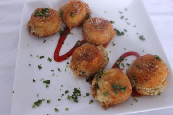 Spicy Sardine Croquettes with Zesty Lime-Cilantro Aioli recipe by Meaghan Moineau