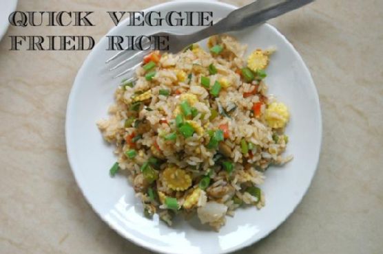 Umami-Packed Truffle Veggie Fried Rice with Crispy Shiitake recipe by Meaghan Moineau
