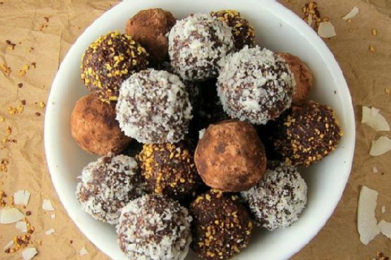 Decadent Mocha Almond Dark Chocolate Truffles recipe by Meaghan Moineau
