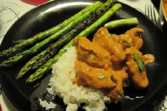 Smoky Cardamom-Infused Chicken Tikka Masala with Charred Peppers | Made by Meaghan Moineau