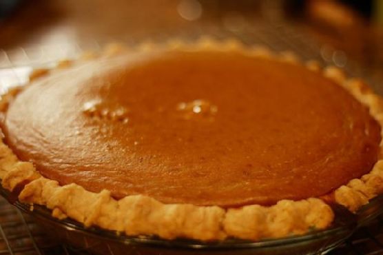 Spiced Rum Pumpkin Pie with Toasted Pecan Streusel recipe by Meaghan Moineau
