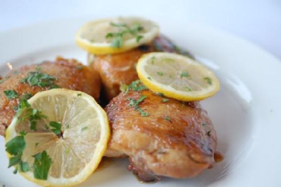 Zesty Lemon-Honey Glazed Chicken with Ginger-Infused Mashed Potatoes recipe by Meaghan Moineau