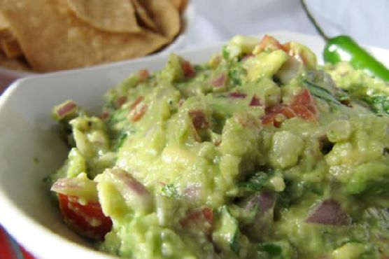 Smoky Chipotle and Grilled Corn Loaded Guacamole recipe by Meaghan Moineau