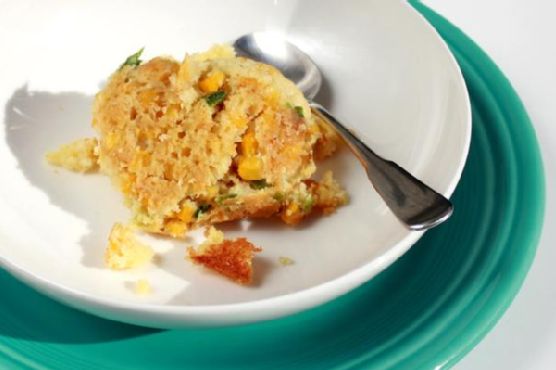 Smoky Chipotle Corn Pudding with Roasted Garlic and Lime | Made by Meaghan Moineau