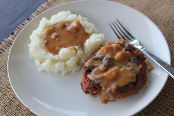 Glazed Maple-Mustard Baked Pork Chops with Caramelized Apples recipe by Meaghan Moineau