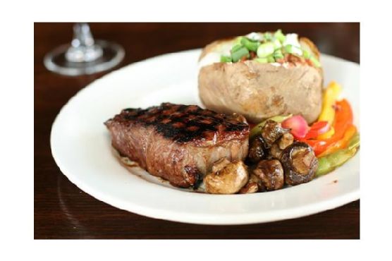 Herb-Crusted Sirloin Steak with Balsamic Onion Glaze | Made by Meaghan Moineau