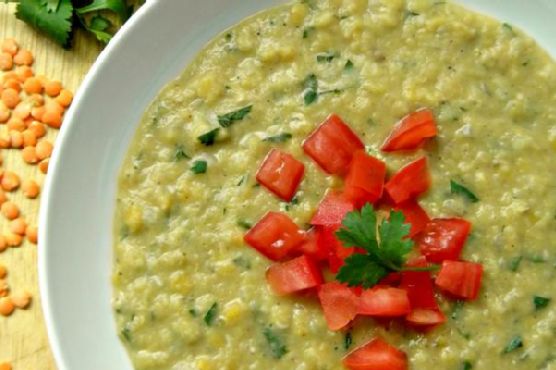 Spiced Indian Lentil Dahl with Caramelized Onions and Toasted Cumin recipe by Meaghan Moineau