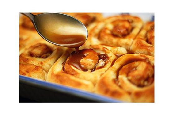 Chai-Spiced Cinnamon Rolls with Maple-Pecan Glaze recipe by Meaghan Moineau